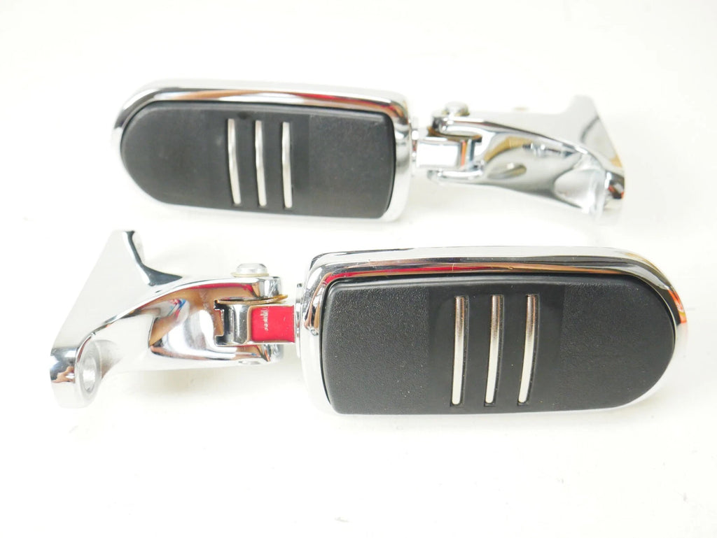 Genuine Chrome Streamliner Passenger Foot Pegs & Mounts for Harley (1988–2022)