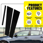 Window Pillar Posts Trim Cover for Kia Optima (2011-2015) Black