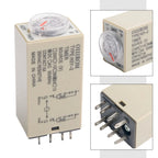 H3Y-2 Power-on Delay Timer Relay for AC220V DC24V (8 Pins, 2 NO)