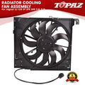 Radiator Cooling Fan Assembly for Jaguar XJ XJR XF XFR XKR (2004–2019)