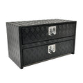 Aluminum Underbody Tool Box for Truck (36"x18"x20") - Black