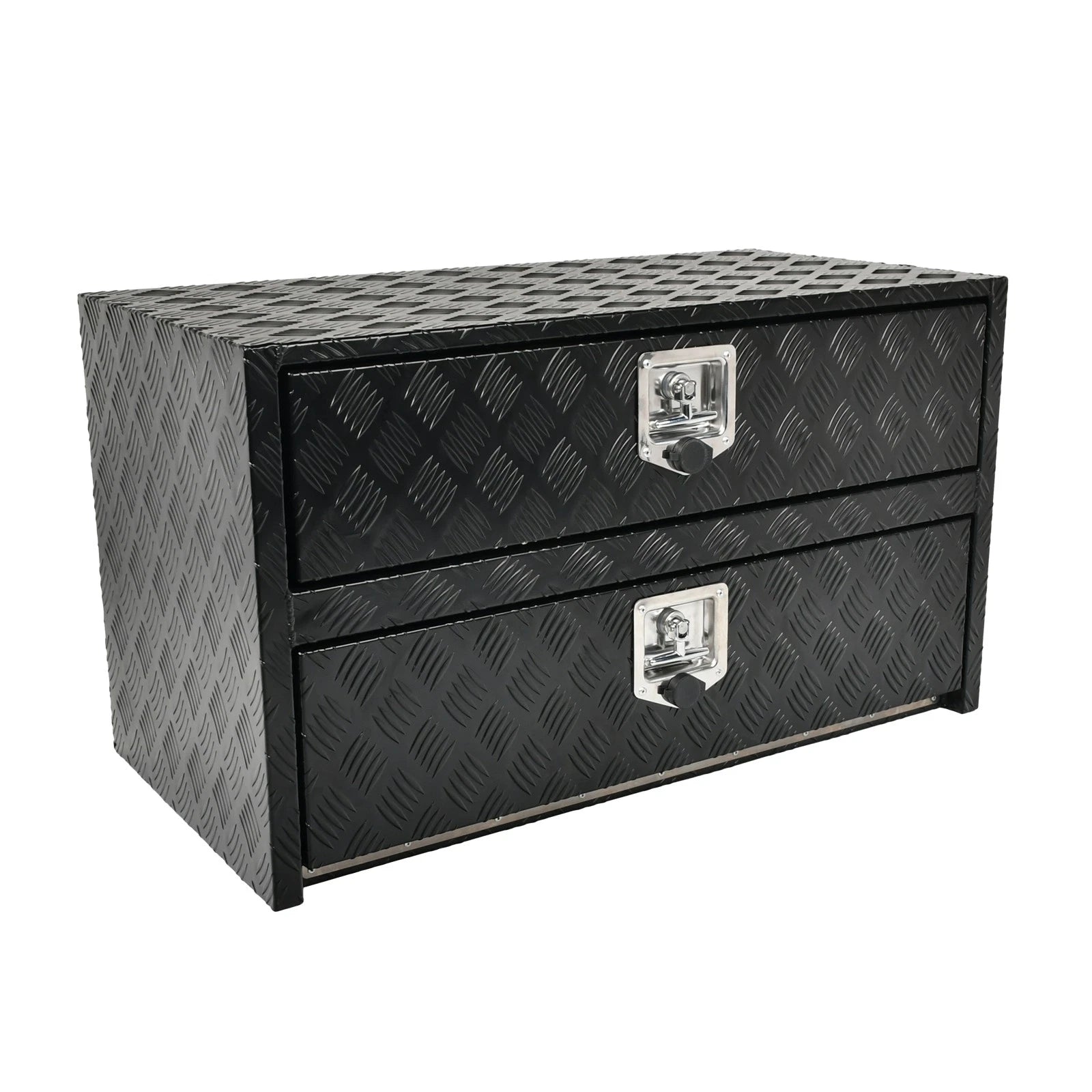 Aluminum Underbody Tool Box for Truck (36"x18"x20") - Black
