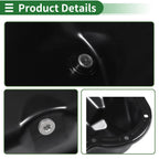 1 Pc Engine Oil Pan for Volkswagen Polo (1995–2001) No.049103601 Iron Black
