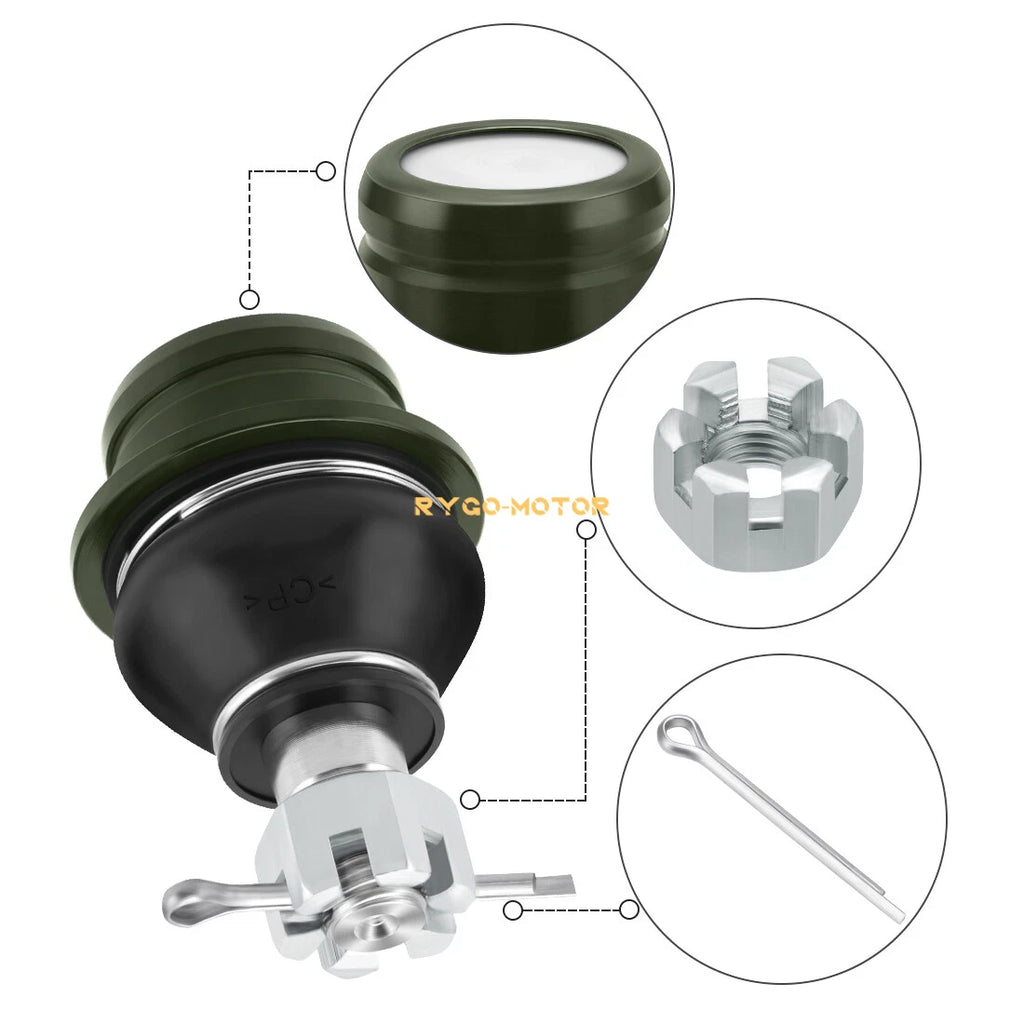 Set of 4 Upper and Lower Ball Joints for Suzuki KingQuad 450 500 700 750 (2005–2023)