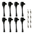 8x Ignition Coil & Iridium Spark Plug for Nissan Titan (2010–2015)