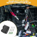 3 Pin Headlight Leveling Motor Connector Plug for Toyota 