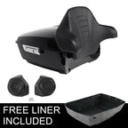 Black King Trunk Backrest Speakers for Harley Touring Electra Glide (2014–2026)