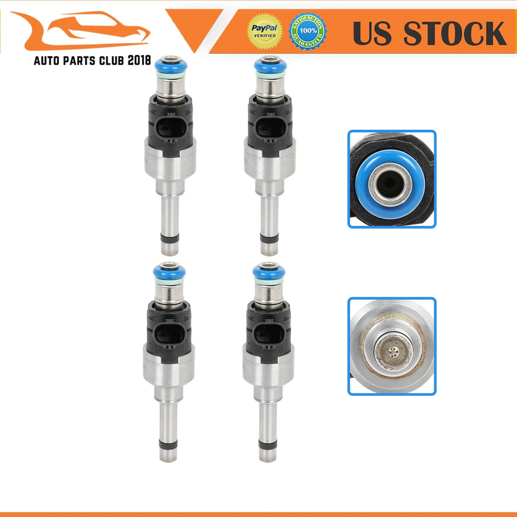 Set of 4 Fuel Injectors for Hyundai Sonata (2016–2019) Kia Optima (2017–2020) FJ1587