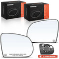2X Heated Power Mirror Glass for Jeep Cherokee (2014–2023)