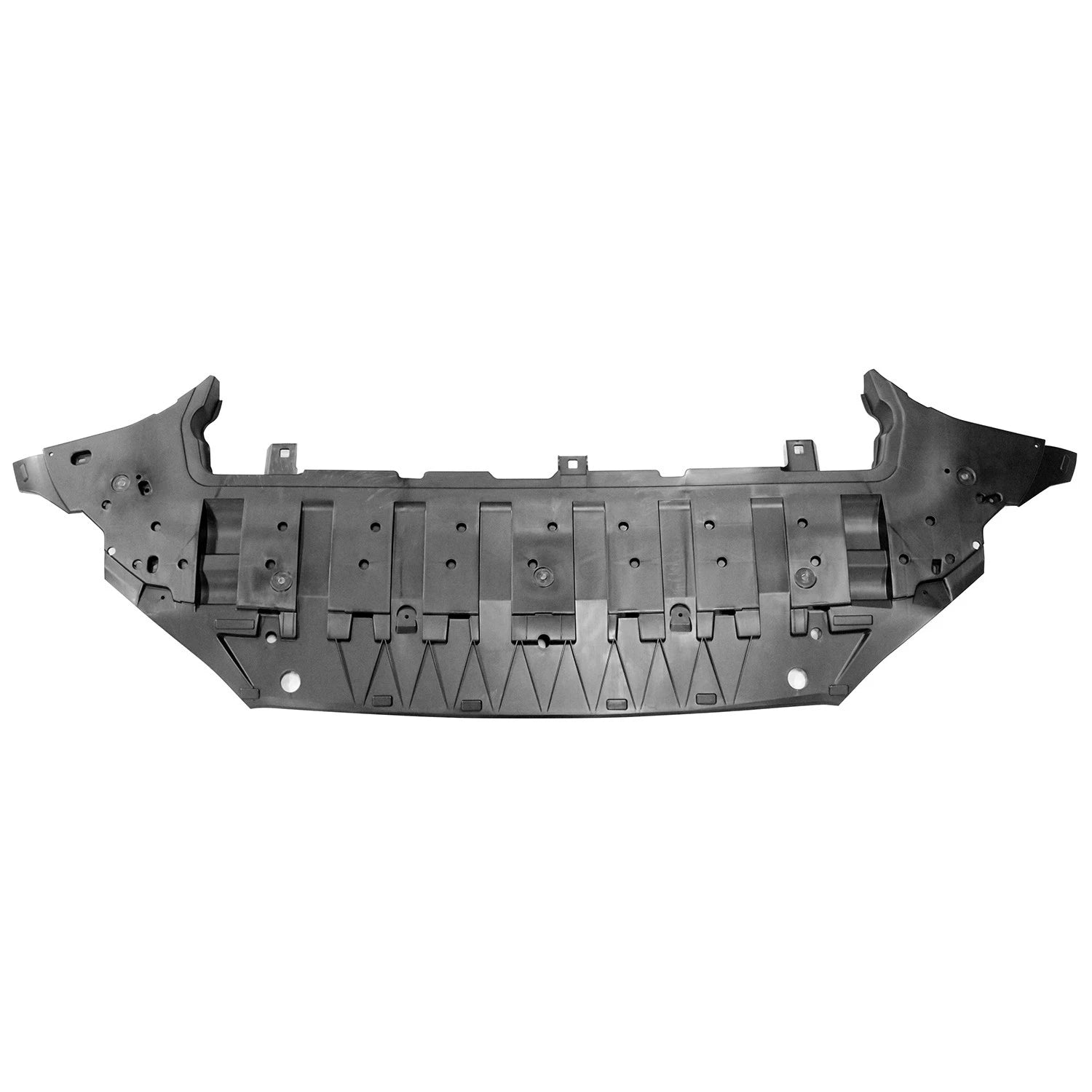 Replacement Black Matte Polypropylene Front Lower Bumper Deflector