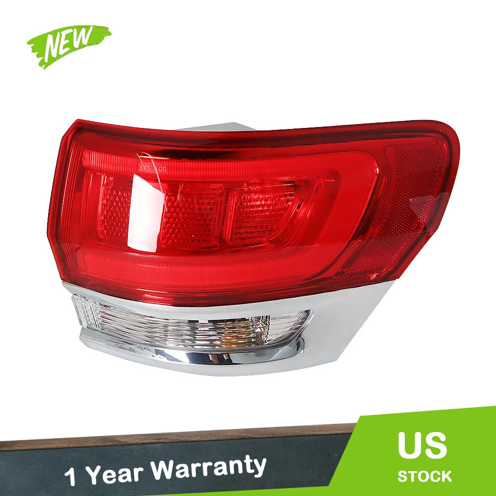 Right Side Red Rear Outer Tail Light Assembly for Jeep Grand Cherokee (2014–2020)