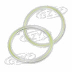 Pair 80mm COB LED Angel Eyes Halo Ring Fog Lamps for