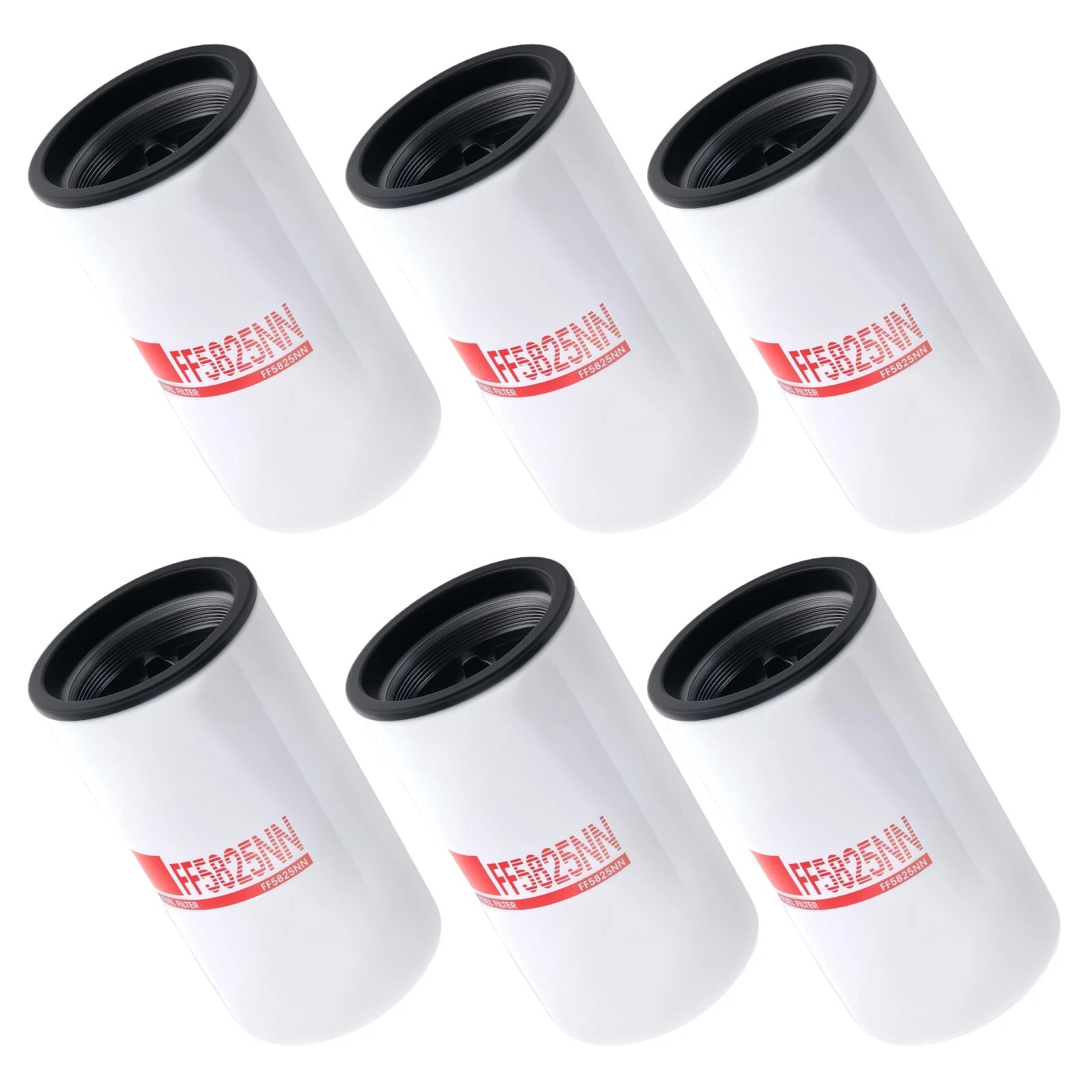 Fuel Filter Pack of 6 for Kenworth Cummins ISX11.9 X15 5365988 DBF6776