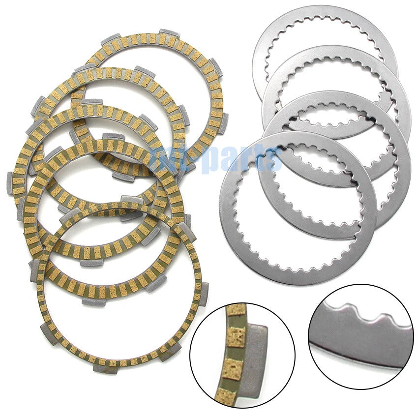 Clutch Friction Disc Plate Kit for Kawasaki KLX150 D-Tracker (2016), KLX150L (2014–2019)