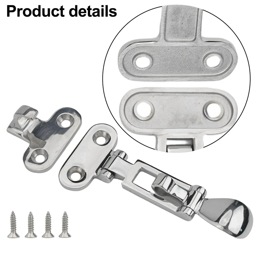 Silent Anti Rattle Latch / 316 Stainless / Door Buckle for Boats/Home