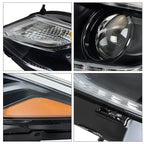 LED Headlight with DRL for Chevy Cruze (2016–2019) LH/Driver Side Black