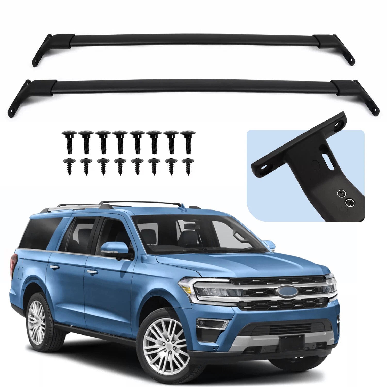 225LBS Roof Rack Cross Bars Carrier for Lincoln Navigator Ford Expedition (2018–2026)