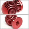 NRG 65mm Red Heat Sink Spheric Style Shift Knob Kit for Universal (2010–2023)
