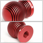 NRG 65mm Red Heat Sink Spheric Style Shift Knob Kit for Universal (2010–2023)