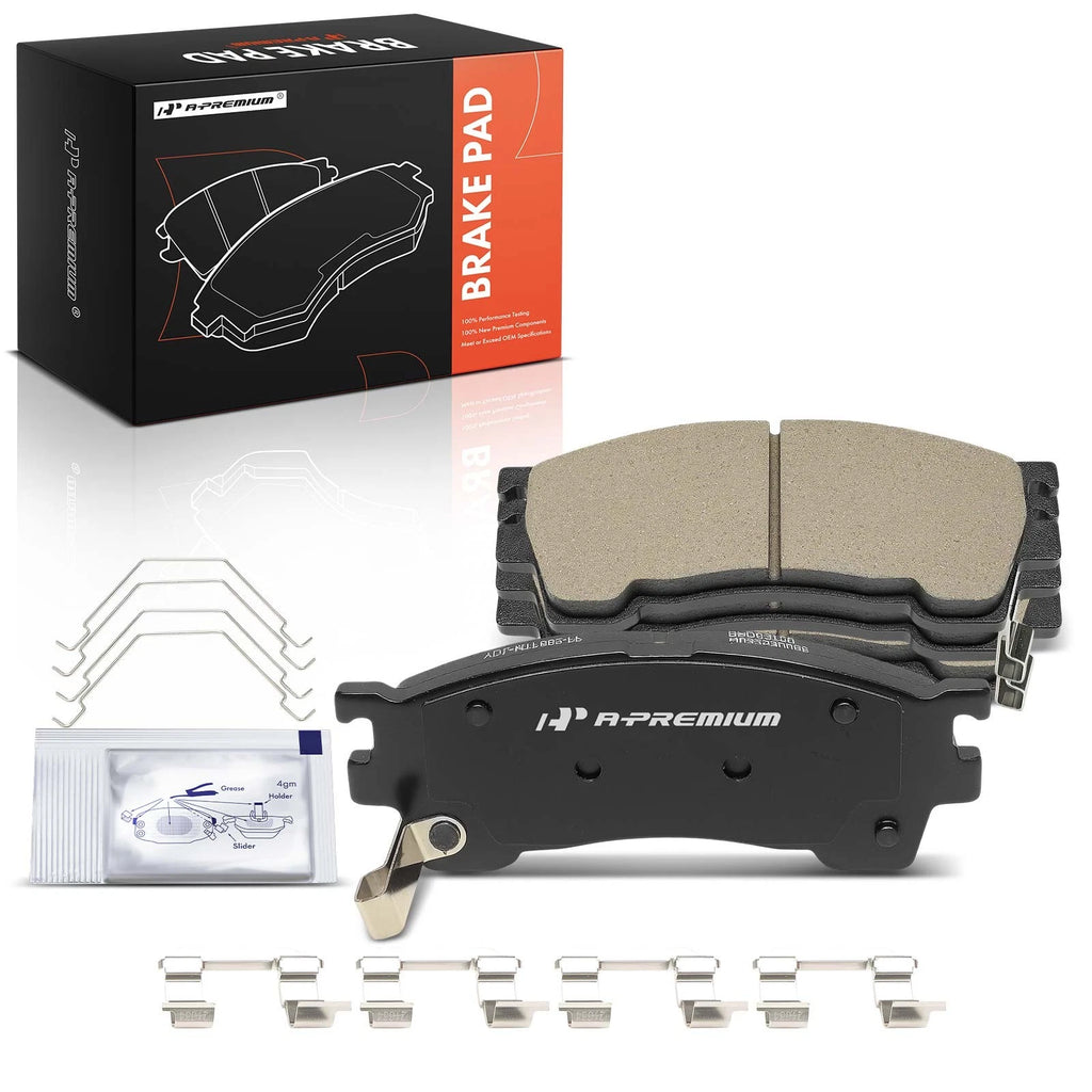 Set of 4 Front Ceramic Brake Pads for Ford Probe (1993–1997) Mazda 626 MX-6 Protege