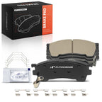 Set of 4 Front Ceramic Brake Pads for Ford Probe (1993–1997) Mazda 626 MX-6 Protege