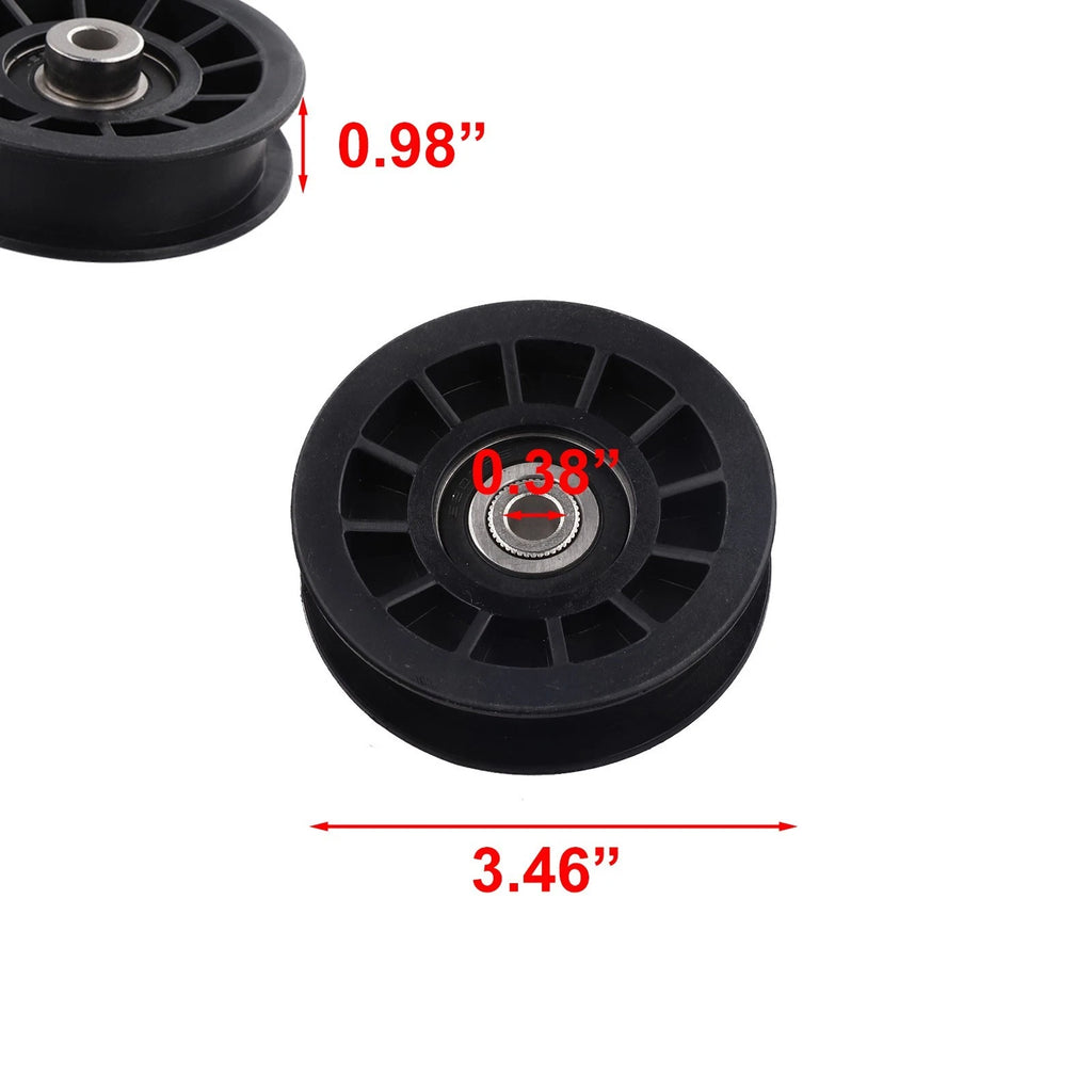 Drive Idler Pulley and Belt Kit for Z254F CZ3815 RZ4623 (Lawn Mowers)