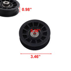 Drive Idler Pulley and Belt Kit for Z254F CZ3815 RZ4623 (Lawn Mowers)