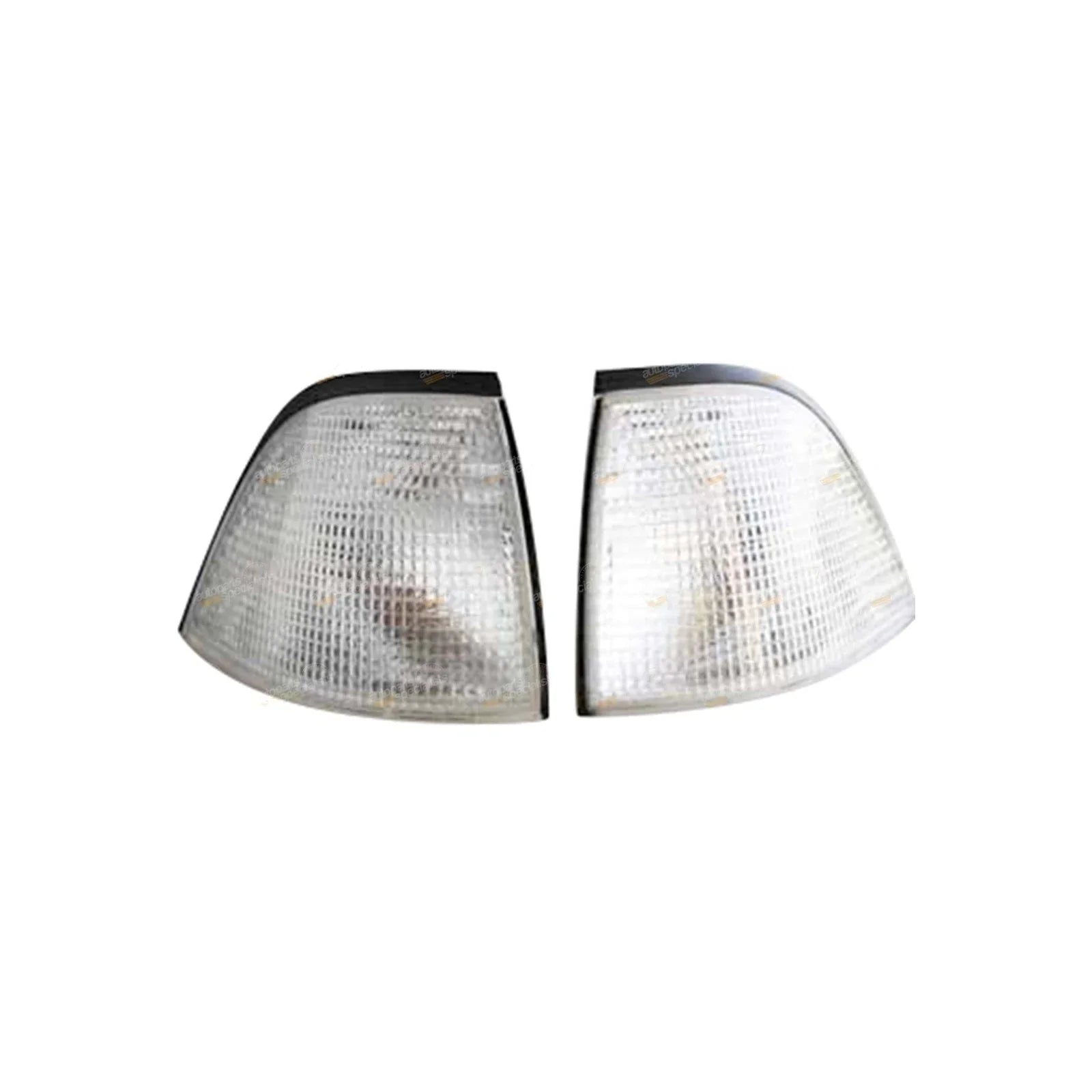 LH+RH Clear Corner Indicators Lights Pair for BMW E36 3 Series (1991-1998)