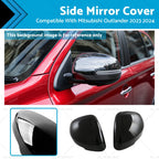 Pair Side Mirror Cap Gloss Black for Mitsubishi Outlander (2023–2024)