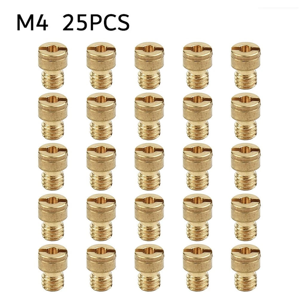 25x M4 Carburetor Jets 55-115 for Puch Maxi/Bing/Hercules (4mm Jet Set)
