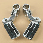 1 1/4" Short Angled Highway Bar Engine Guard Footpegs for Harley