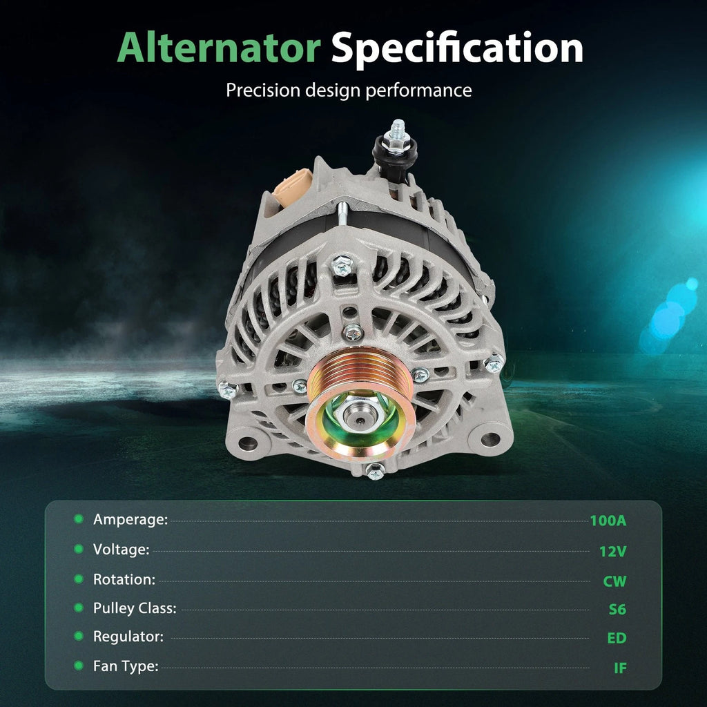 12V 100A Alternator for Mazda MX-5 Miata (2016–2023)