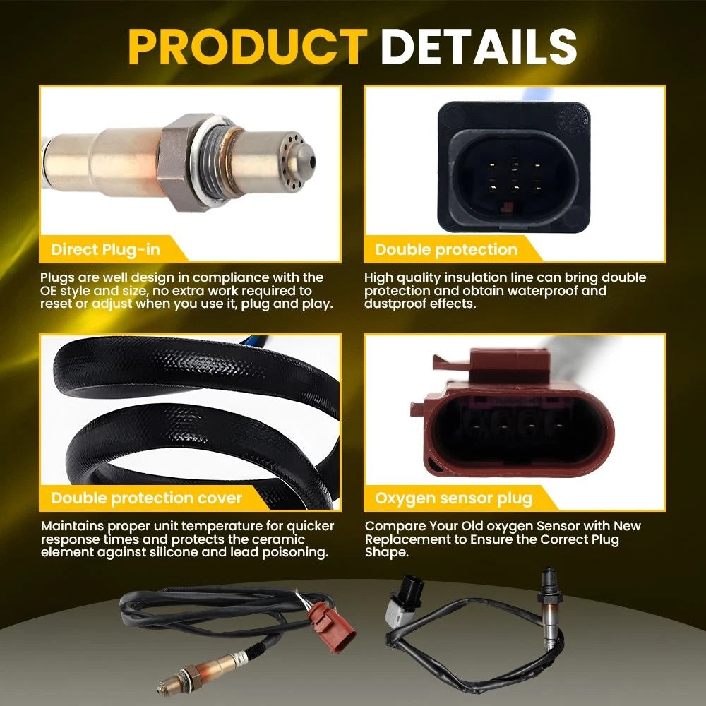 Set of 2 Upstream Downstream Oxygen Sensors for Audi TT VW Jetta Beetle Golf