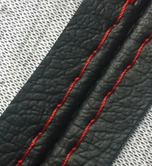 Manual and E Brake Boot Set for Ford Focus (2000–2007) Red Stitch