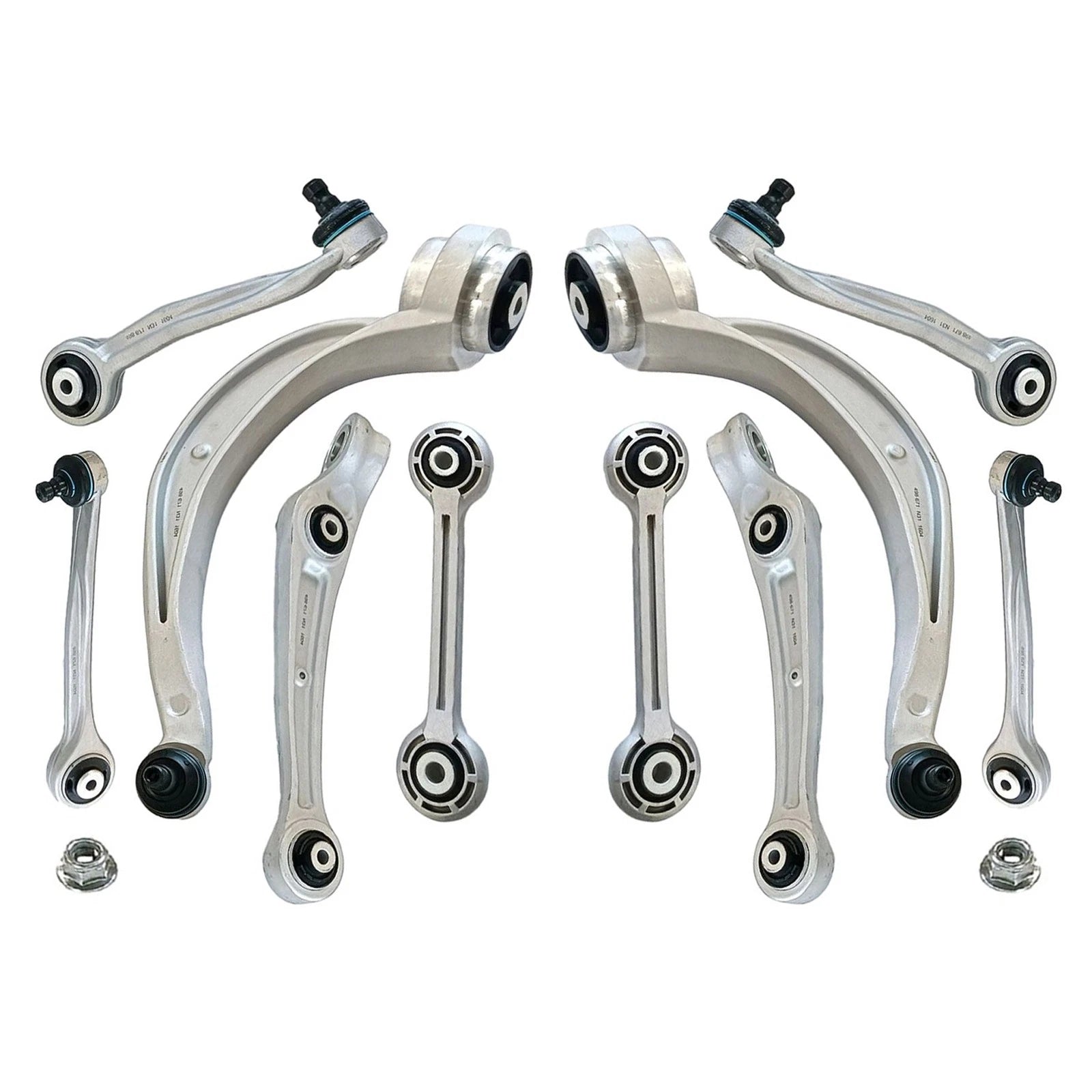 10pc Suspension Kit Front Upper Lower Control Arm for Audi A4 A5 S4 S5 Q5 (2008–2020)