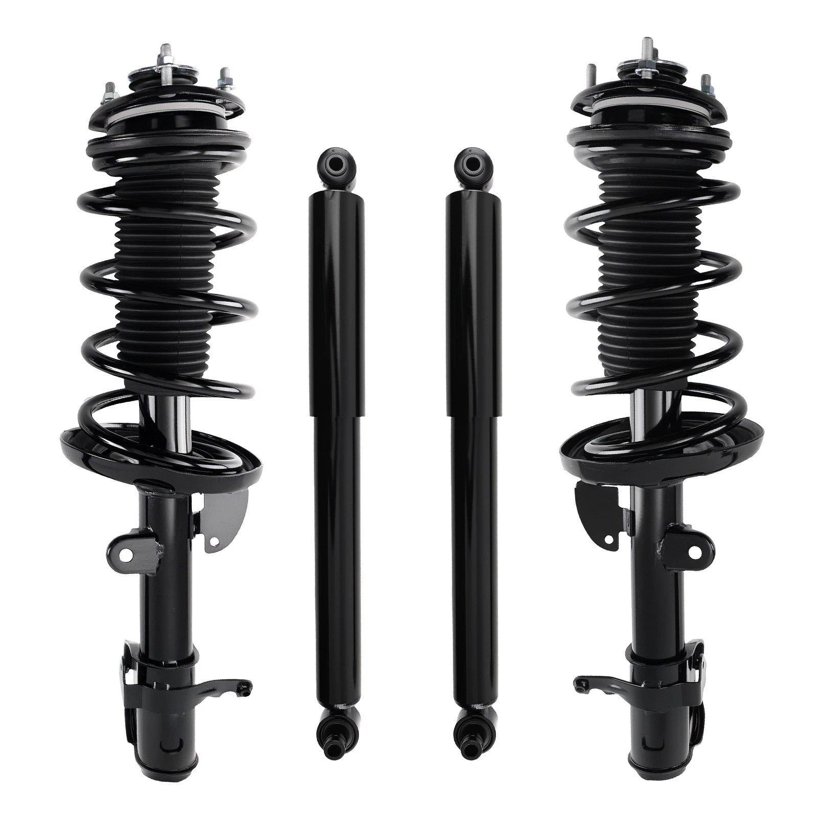Front Struts w/ Spring & Rear Shock Absorbers for Acura MDX/ZDX (2007–2013)