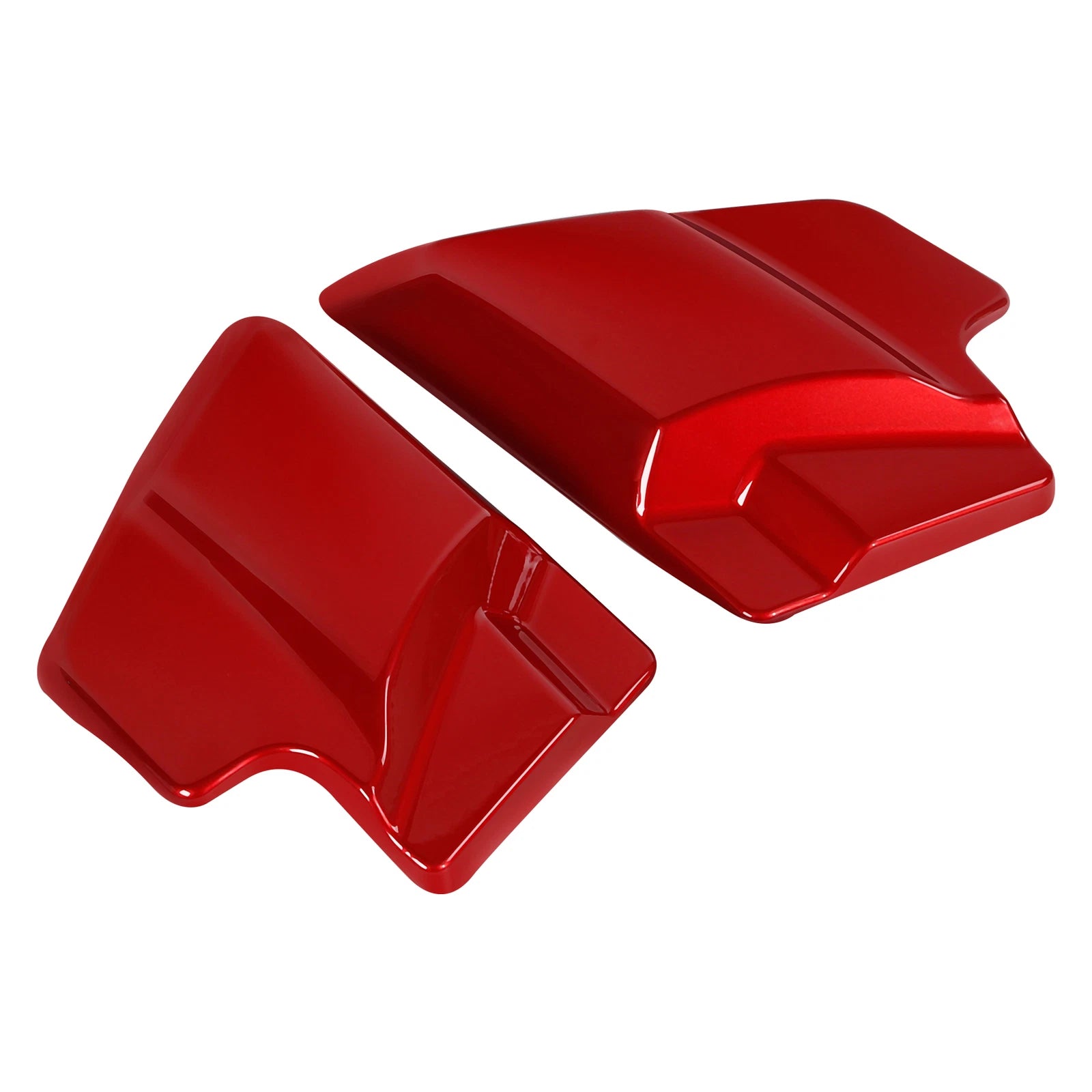Battery Side Covers for Harley Electra Street Road Glide (2009–2024) Wicked Red