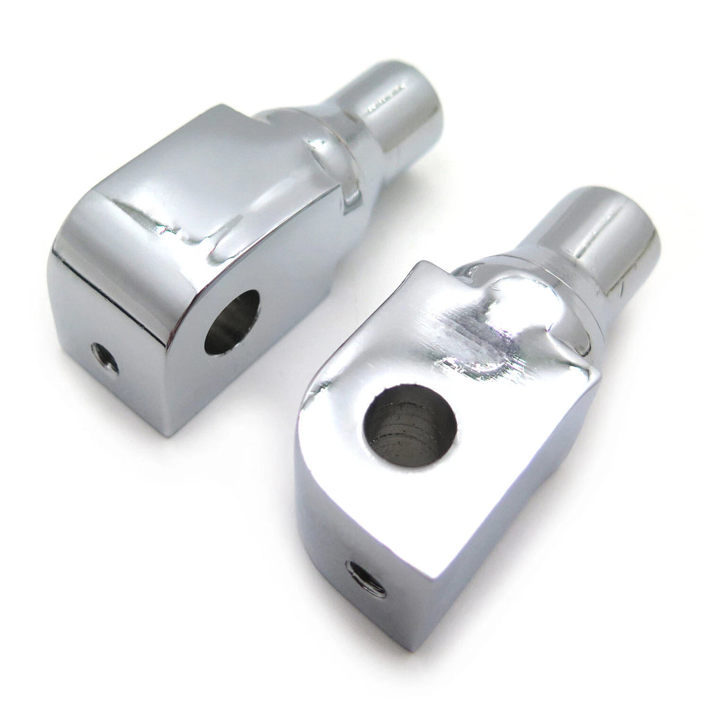 Chrome Foot Pegs Connection Fittings for Honda Shadow VTX Valkyrie (2001–2009)