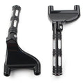 Black Rear Passenger Footrest Peg Mount for Harley Sportster XL883 XL1200 (2004-2013)