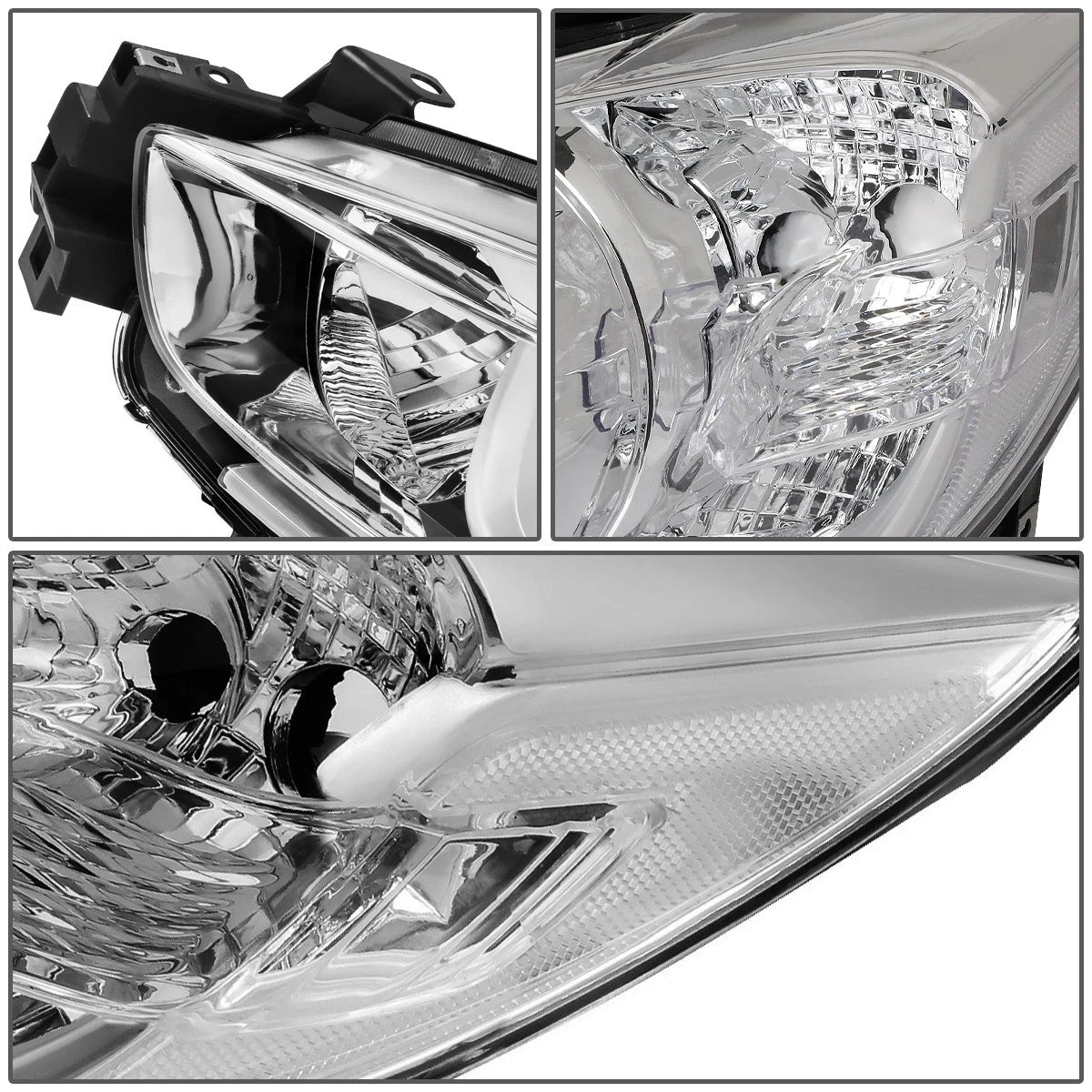 Set of 2 Projector Headlights for Mazda CX-5 (2013–2016) OE Style Chrome