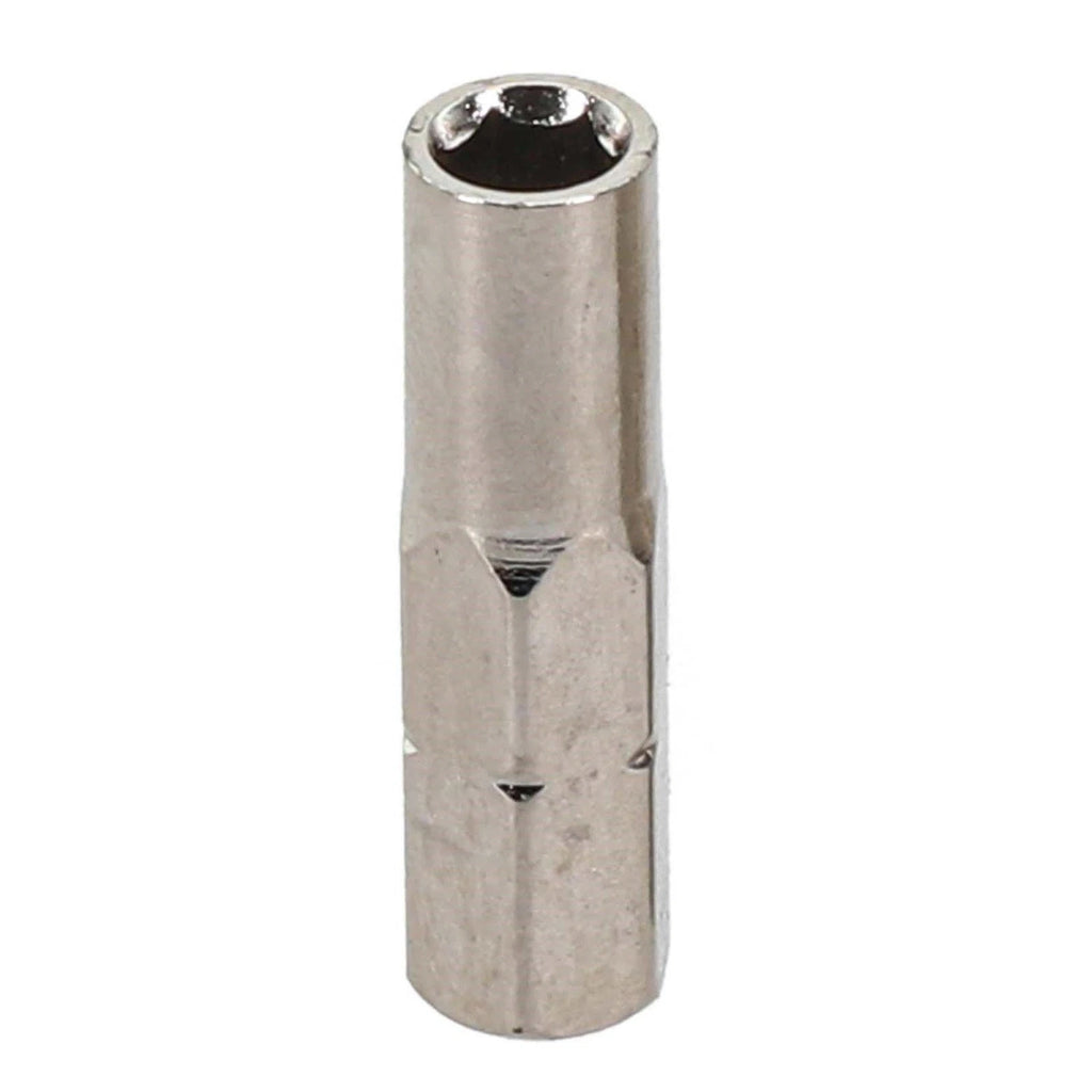 2pcs 6.35mm Insert Bit Adapter to 4mm Hex Shank for Electric Screwdriver