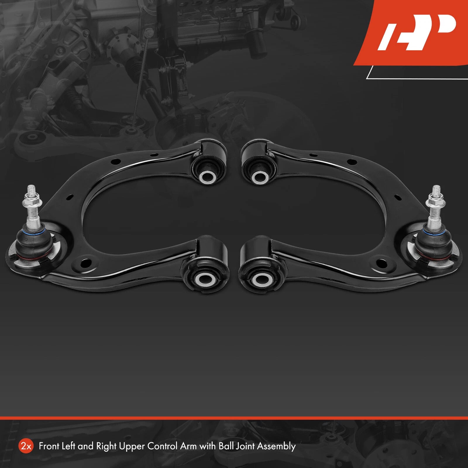2X Front Upper Control Arm with Ball Joint for Ford Ranger (2019-2023)