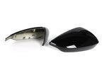 Gloss Black Side Wing Mirror Cap Covers for Audi A3 (2022-2025)
