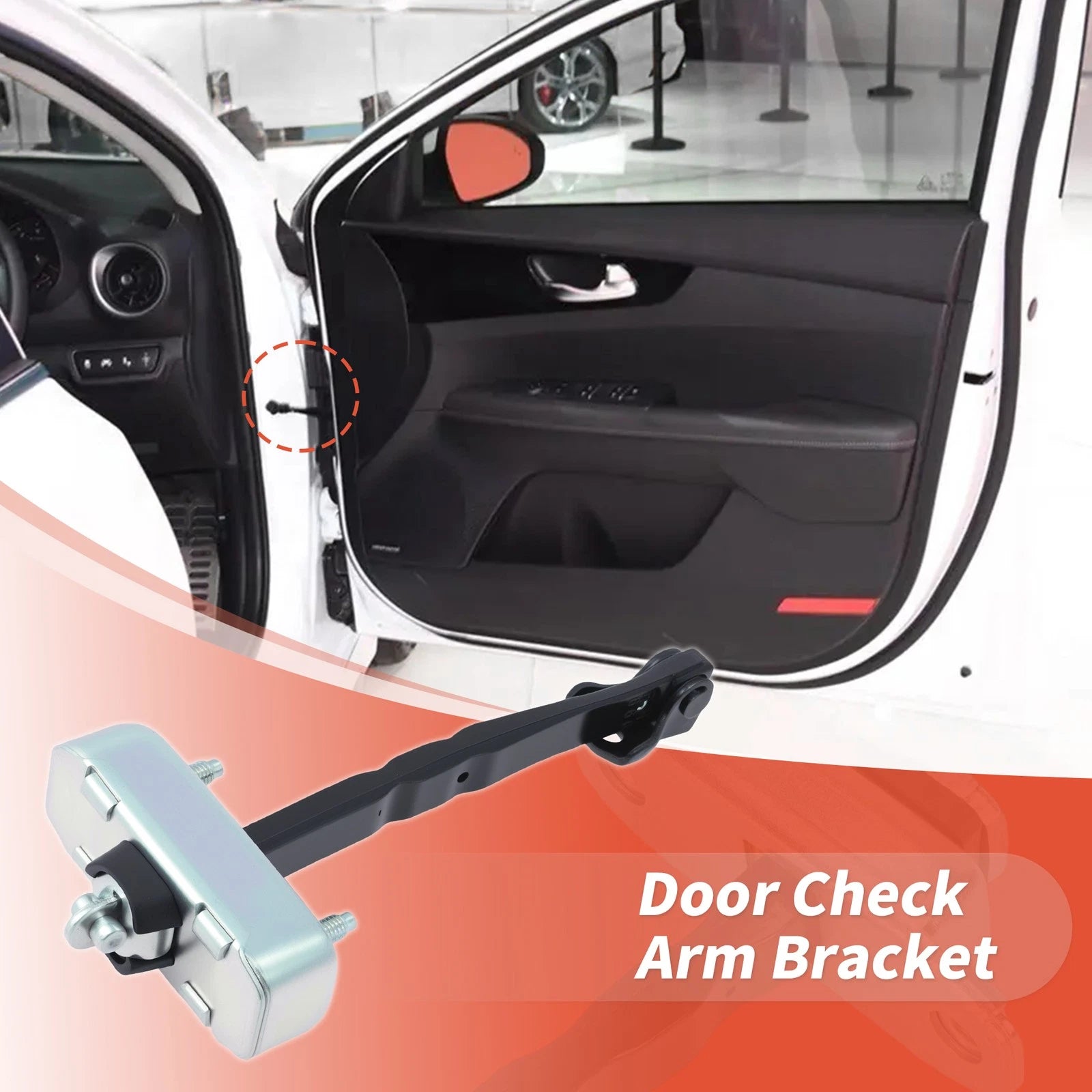 Front Door Check Strap Limiter Bracket for Toyota Avalon Camry (1995–2001) 6861006152