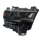 LED Headlight for Ram 1500 (2025–2026) - Halogen Turn Signal, Black Trim