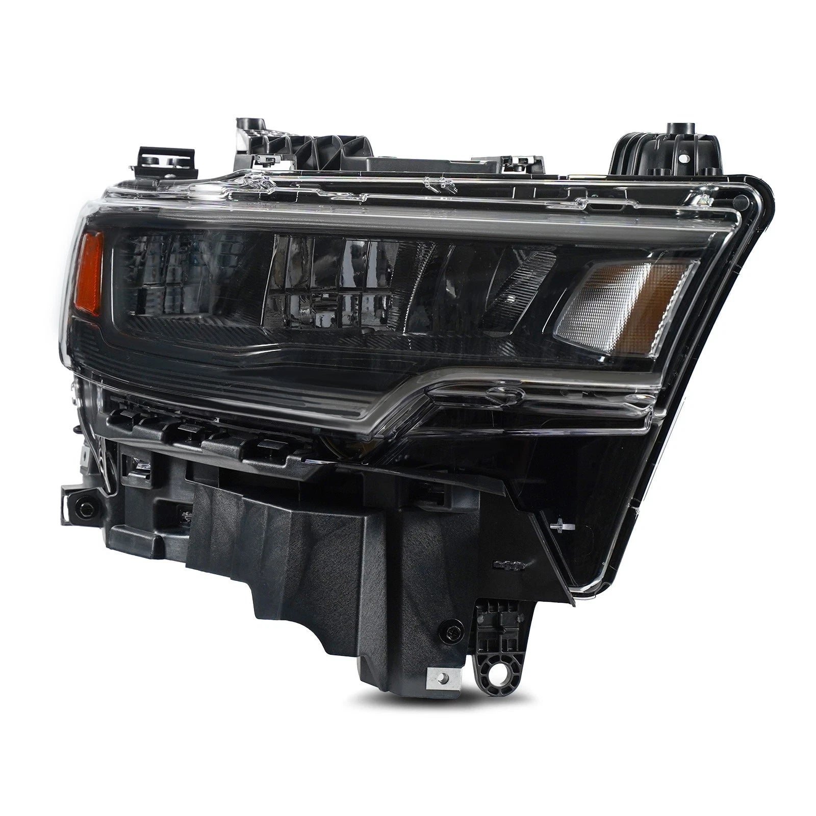 LED Headlight for Ram 1500 (2025–2026) - Halogen Turn Signal, Black Trim