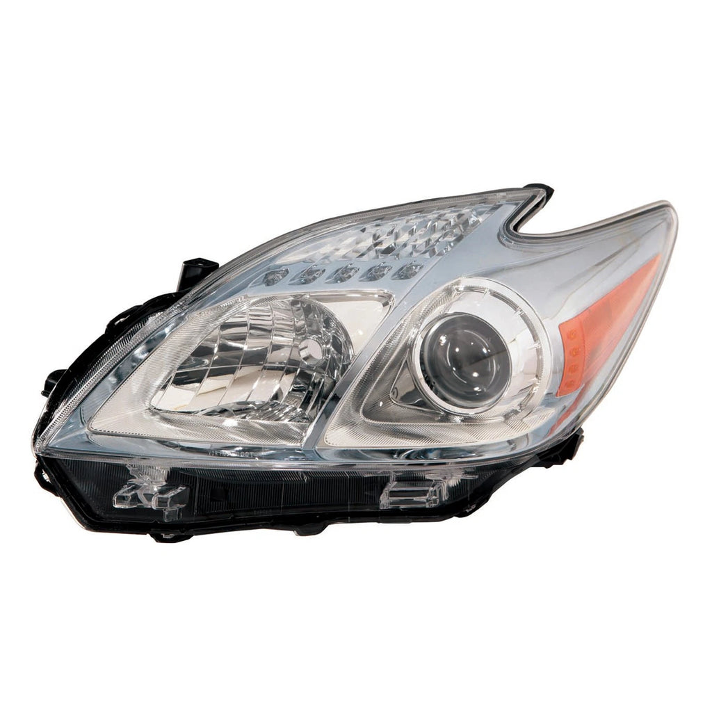 Replacement Driver Side Halogen Head Light Lens/Housing for 2010-11 Toyota Prius