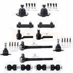 12 Pc Front Ball Joints Tie Rods Sway Bars Kit for GMC Jimmy & Chevy Blazer (1995–2005)
