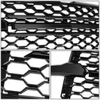 Glossy Black Honeycomb Mesh Front Grille for Chevy Silverado 1500 LTD (2019–2022)