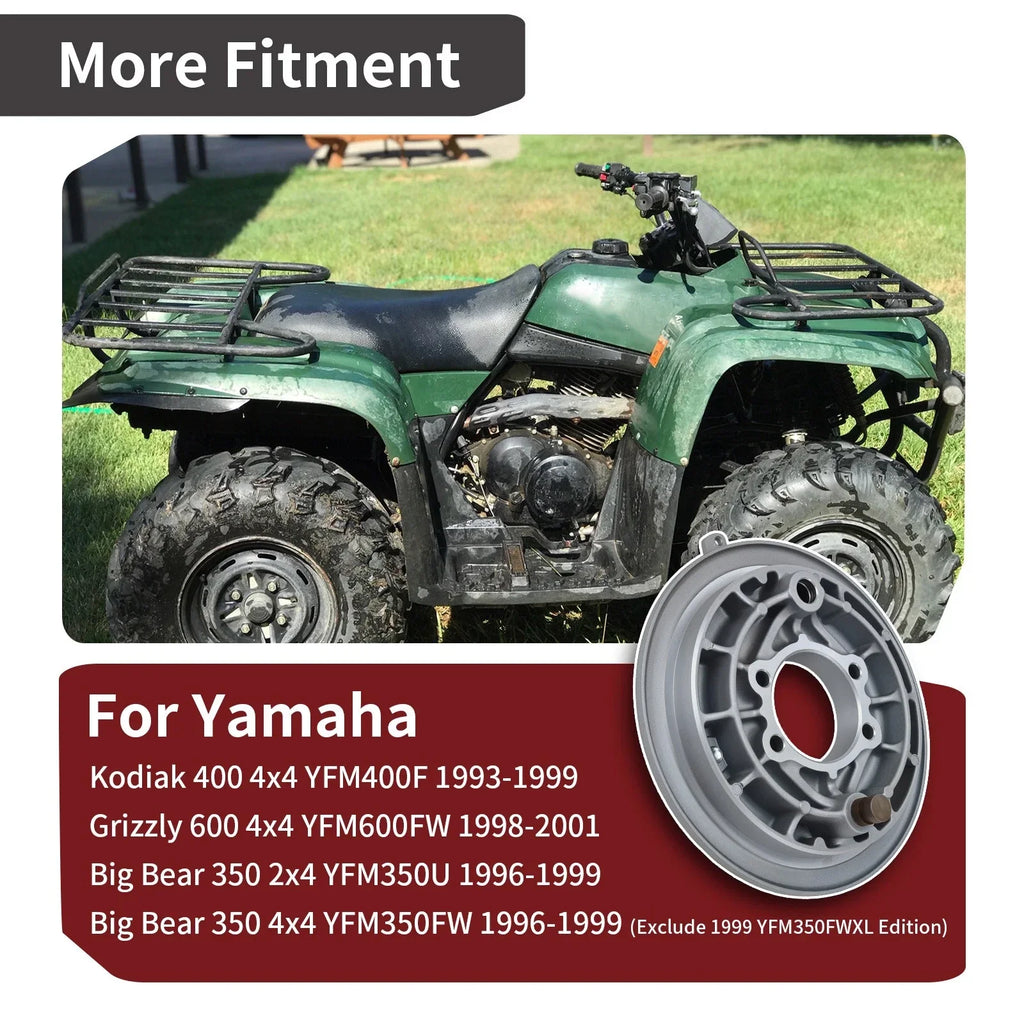 Rear Brake Drum Backing Plate for Yamaha Grizzly 600 4x4 YFM600FW (1998–2001)